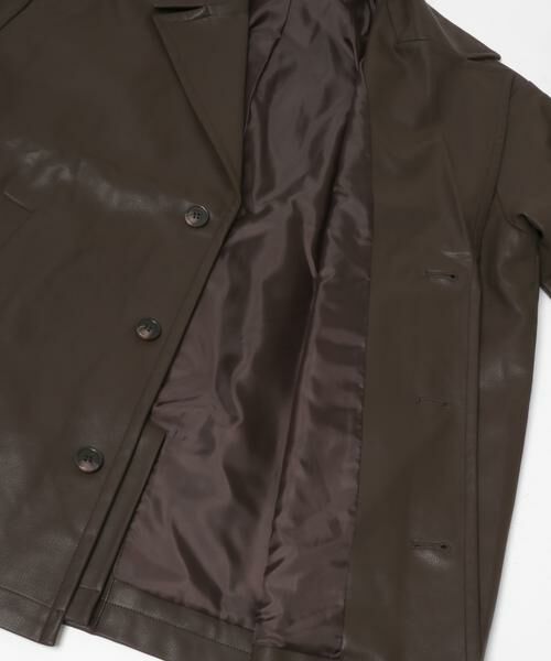 SENSE OF PLACE by URBAN RESEARCH / センスオブプレイス バイ アーバンリサーチ レザーブルゾン・ジャケット | FLミドルジャケット | 詳細13