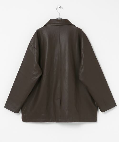 SENSE OF PLACE by URBAN RESEARCH / センスオブプレイス バイ アーバンリサーチ レザーブルゾン・ジャケット | FLミドルジャケット | 詳細15