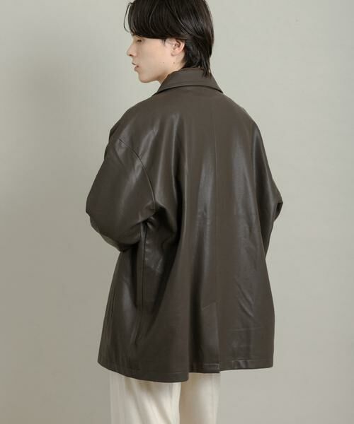 SENSE OF PLACE by URBAN RESEARCH / センスオブプレイス バイ アーバンリサーチ レザーブルゾン・ジャケット | FLミドルジャケット | 詳細4