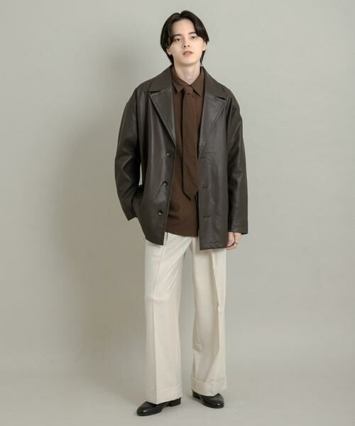 SENSE OF PLACE by URBAN RESEARCH / センスオブプレイス バイ アーバンリサーチ レザーブルゾン・ジャケット | FLミドルジャケット | 詳細8
