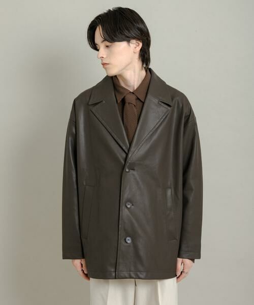 SENSE OF PLACE by URBAN RESEARCH / センスオブプレイス バイ アーバンリサーチ レザーブルゾン・ジャケット | FLミドルジャケット | 詳細9