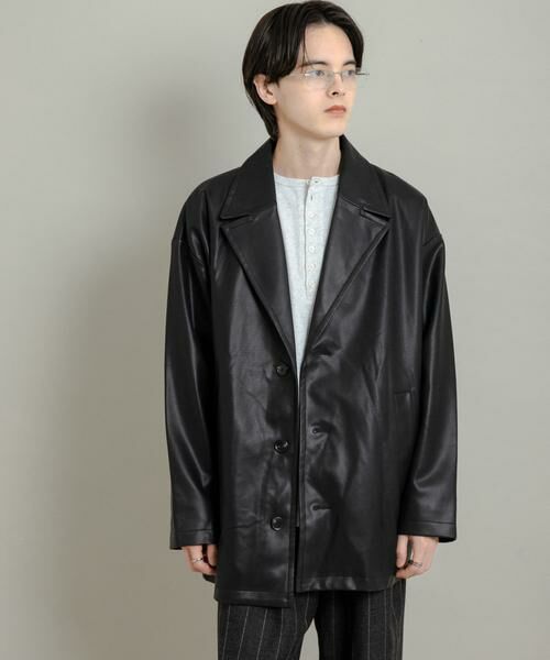SENSE OF PLACE by URBAN RESEARCH / センスオブプレイス バイ アーバンリサーチ レザーブルゾン・ジャケット | FLミドルジャケット | 詳細18