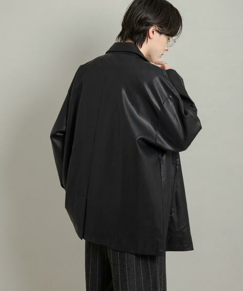 SENSE OF PLACE by URBAN RESEARCH / センスオブプレイス バイ アーバンリサーチ レザーブルゾン・ジャケット | FLミドルジャケット | 詳細20