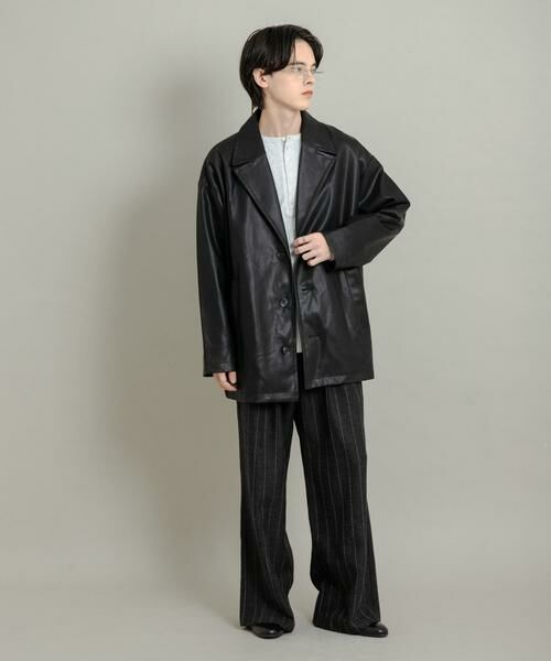 SENSE OF PLACE by URBAN RESEARCH / センスオブプレイス バイ アーバンリサーチ レザーブルゾン・ジャケット | FLミドルジャケット | 詳細23