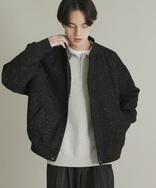 SENSE OF PLACE by URBAN RESEARCH / センスオブプレイス バイ アーバンリサーチ ブルゾン | ウールタッチネップブルゾン | 詳細9