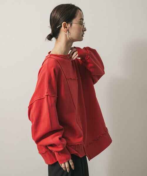 SENSE OF PLACE by URBAN RESEARCH / センスオブプレイス バイ アーバンリサーチ スウェット | キリカエピグメントルーズスウェット | 詳細2