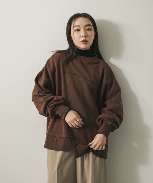 SENSE OF PLACE by URBAN RESEARCH / センスオブプレイス バイ アーバンリサーチ スウェット | キリカエピグメントルーズスウェット | 詳細9