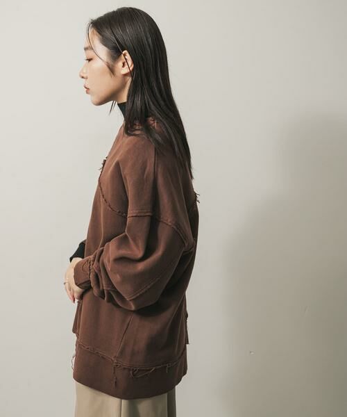 SENSE OF PLACE by URBAN RESEARCH / センスオブプレイス バイ アーバンリサーチ スウェット | キリカエピグメントルーズスウェット | 詳細12