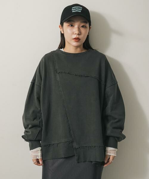 SENSE OF PLACE by URBAN RESEARCH / センスオブプレイス バイ アーバンリサーチ スウェット | キリカエピグメントルーズスウェット | 詳細21