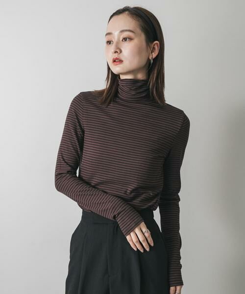 SENSE OF PLACE by URBAN RESEARCH / センスオブプレイス バイ アーバンリサーチ Tシャツ | 『毛玉防止』メローハイネックトップ | 詳細6