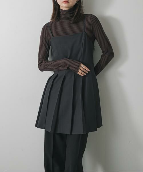 SENSE OF PLACE by URBAN RESEARCH / センスオブプレイス バイ アーバンリサーチ Tシャツ | 『毛玉防止』メローハイネックトップ(ブラウン系その他)