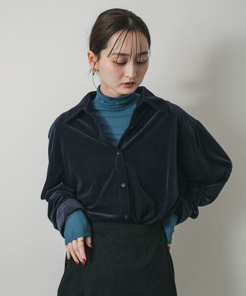 SENSE OF PLACE by URBAN RESEARCH / センスオブプレイス バイ アーバンリサーチ Tシャツ | 『毛玉防止』メローハイネックトップ | 詳細14