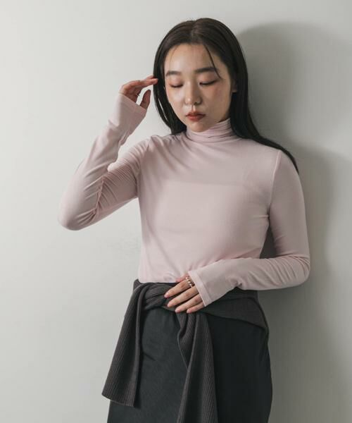 SENSE OF PLACE by URBAN RESEARCH / センスオブプレイス バイ アーバンリサーチ Tシャツ | 『毛玉防止』メローハイネックトップ | 詳細20