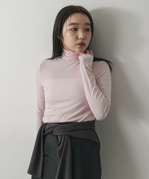 SENSE OF PLACE by URBAN RESEARCH / センスオブプレイス バイ アーバンリサーチ Tシャツ | 『毛玉防止』メローハイネックトップ | 詳細21