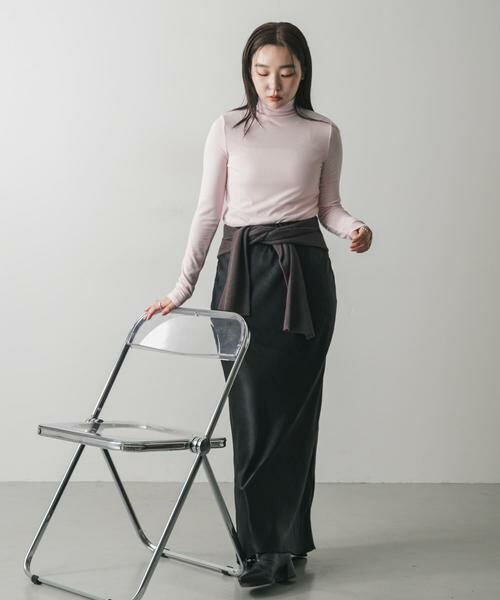 SENSE OF PLACE by URBAN RESEARCH / センスオブプレイス バイ アーバンリサーチ Tシャツ | 『毛玉防止』メローハイネックトップ | 詳細22