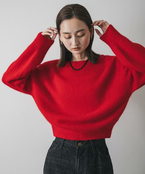 SENSE OF PLACE by URBAN RESEARCH / センスオブプレイス バイ アーバンリサーチ ニット・セーター | ボートネックヘアリーニット | 詳細2