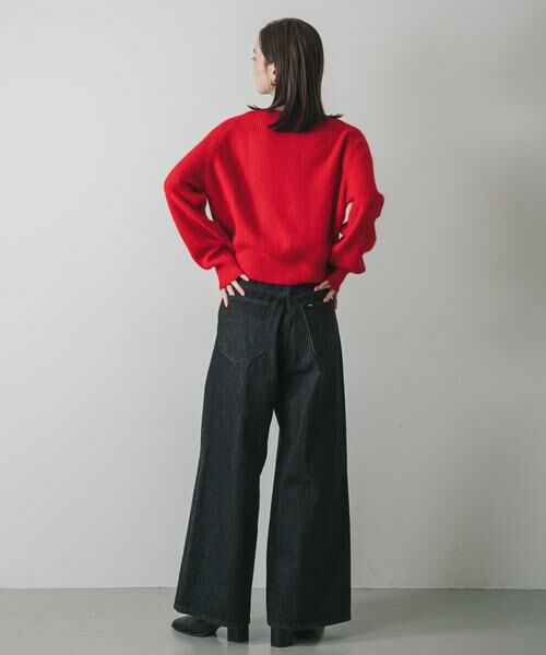 SENSE OF PLACE by URBAN RESEARCH / センスオブプレイス バイ アーバンリサーチ ニット・セーター | ボートネックヘアリーニット | 詳細5