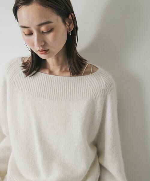 SENSE OF PLACE by URBAN RESEARCH / センスオブプレイス バイ アーバンリサーチ ニット・セーター | ボートネックヘアリーニット | 詳細13