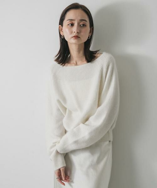 SENSE OF PLACE by URBAN RESEARCH / センスオブプレイス バイ アーバンリサーチ ニット・セーター | ボートネックヘアリーニット | 詳細14