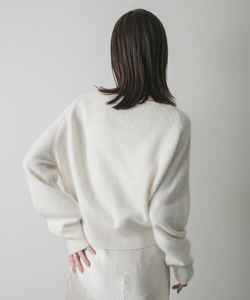 SENSE OF PLACE by URBAN RESEARCH / センスオブプレイス バイ アーバンリサーチ ニット・セーター | ボートネックヘアリーニット | 詳細15