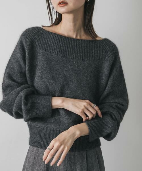 SENSE OF PLACE by URBAN RESEARCH / センスオブプレイス バイ アーバンリサーチ ニット・セーター | ボートネックヘアリーニット | 詳細23