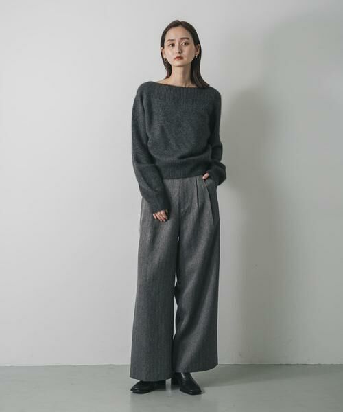 SENSE OF PLACE by URBAN RESEARCH / センスオブプレイス バイ アーバンリサーチ ニット・セーター | ボートネックヘアリーニット | 詳細26