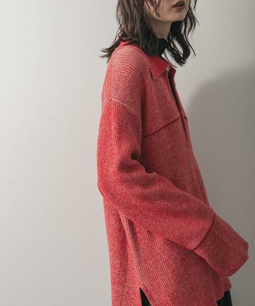 SENSE OF PLACE by URBAN RESEARCH / センスオブプレイス バイ アーバンリサーチ ニット・セーター | ルーズフカVネックセーター | 詳細1