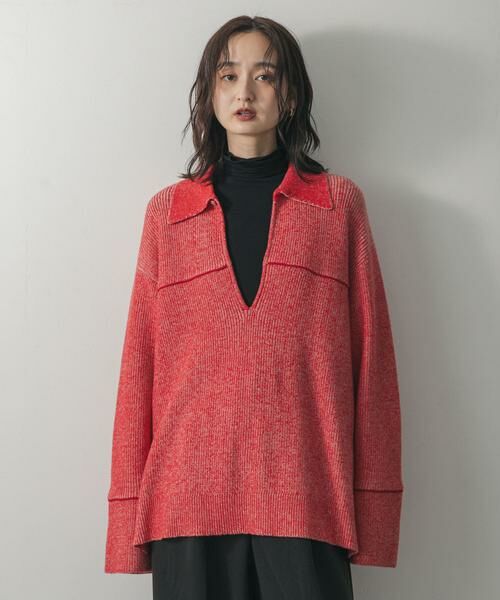 SENSE OF PLACE by URBAN RESEARCH / センスオブプレイス バイ アーバンリサーチ ニット・セーター | ルーズフカVネックセーター | 詳細2