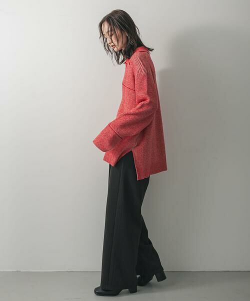SENSE OF PLACE by URBAN RESEARCH / センスオブプレイス バイ アーバンリサーチ ニット・セーター | ルーズフカVネックセーター | 詳細4