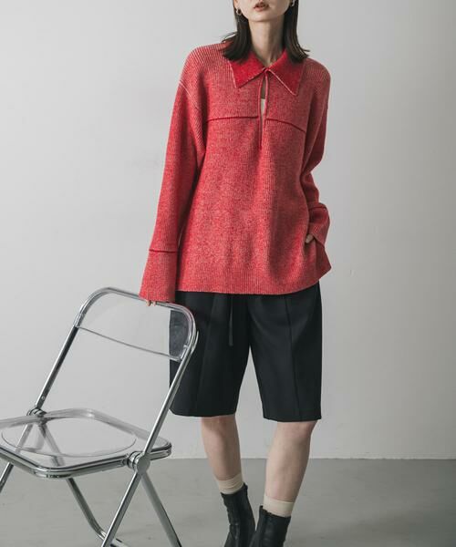 SENSE OF PLACE by URBAN RESEARCH / センスオブプレイス バイ アーバンリサーチ ニット・セーター | ルーズフカVネックセーター | 詳細6