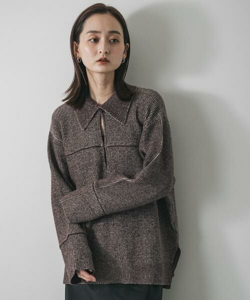 SENSE OF PLACE by URBAN RESEARCH / センスオブプレイス バイ アーバンリサーチ ニット・セーター | ルーズフカVネックセーター | 詳細11