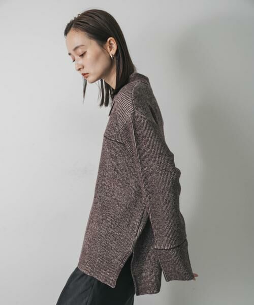 SENSE OF PLACE by URBAN RESEARCH / センスオブプレイス バイ アーバンリサーチ ニット・セーター | ルーズフカVネックセーター | 詳細12