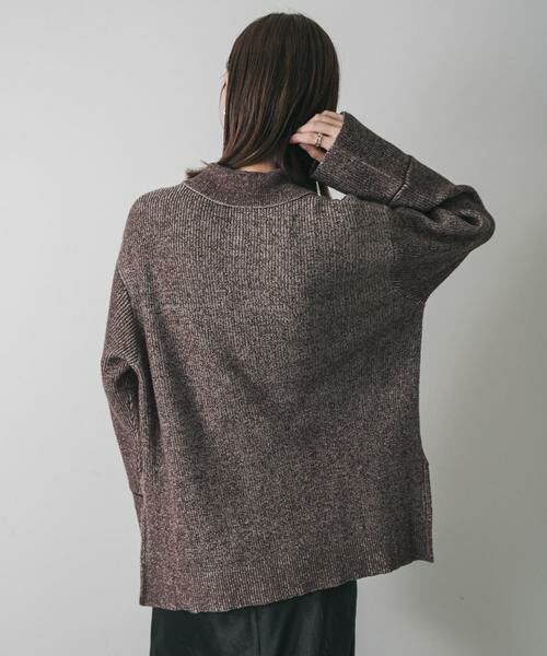 SENSE OF PLACE by URBAN RESEARCH / センスオブプレイス バイ アーバンリサーチ ニット・セーター | ルーズフカVネックセーター | 詳細13