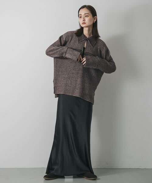 SENSE OF PLACE by URBAN RESEARCH / センスオブプレイス バイ アーバンリサーチ ニット・セーター | ルーズフカVネックセーター | 詳細14