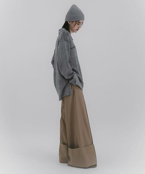 SENSE OF PLACE by URBAN RESEARCH / センスオブプレイス バイ アーバンリサーチ ニット・セーター | ルーズフカVネックセーター | 詳細28