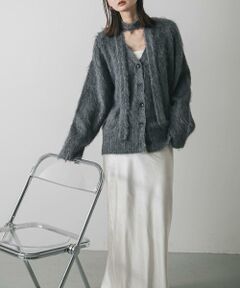 SENSE OF PLACE by URBAN RESEARCH / センスオブプレイス バイ アーバンリサーチ カーディガン・ボレロ | タイツキシャギーカーディガン