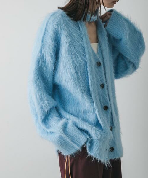 SENSE OF PLACE by URBAN RESEARCH / センスオブプレイス バイ アーバンリサーチ カーディガン・ボレロ | タイツキシャギーカーディガン | 詳細1