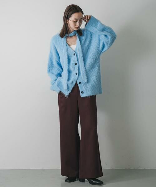 SENSE OF PLACE by URBAN RESEARCH / センスオブプレイス バイ アーバンリサーチ カーディガン・ボレロ | タイツキシャギーカーディガン | 詳細4