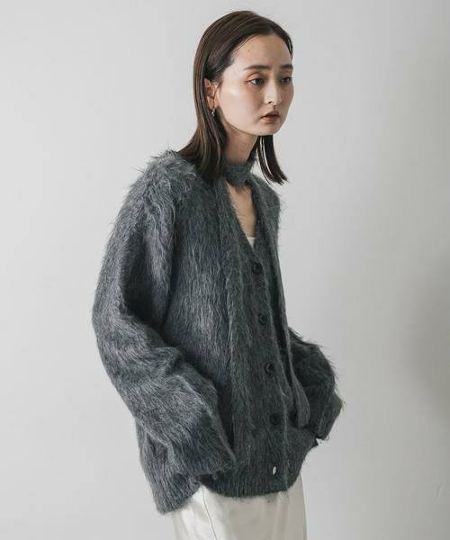 SENSE OF PLACE by URBAN RESEARCH / センスオブプレイス バイ アーバンリサーチ カーディガン・ボレロ | タイツキシャギーカーディガン | 詳細17