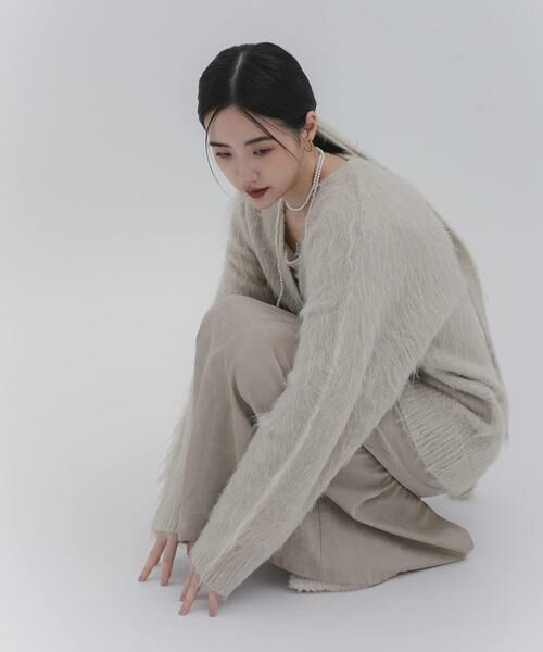 SENSE OF PLACE by URBAN RESEARCH / センスオブプレイス バイ アーバンリサーチ カーディガン・ボレロ | タイツキシャギーカーディガン | 詳細27