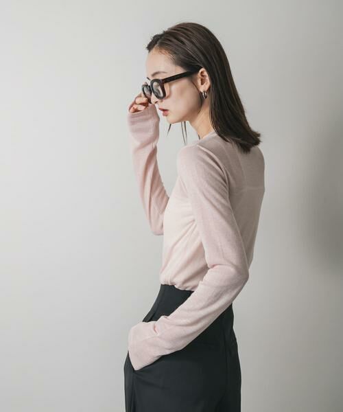 SENSE OF PLACE by URBAN RESEARCH / センスオブプレイス バイ アーバンリサーチ ニット・セーター | シアーハイネックセーター | 詳細2