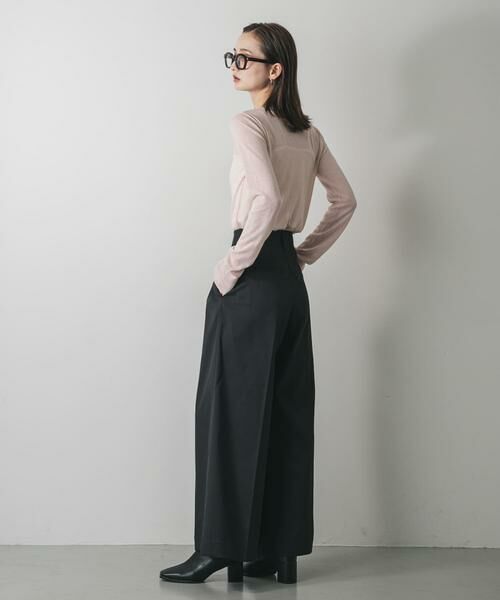 SENSE OF PLACE by URBAN RESEARCH / センスオブプレイス バイ アーバンリサーチ ニット・セーター | シアーハイネックセーター | 詳細4