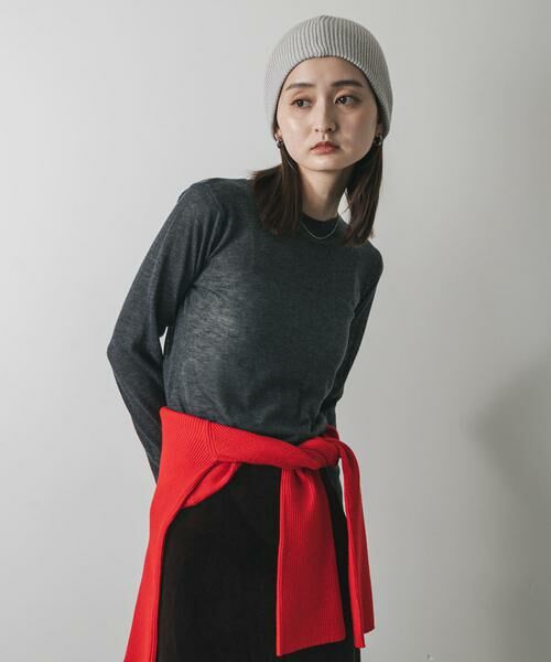 SENSE OF PLACE by URBAN RESEARCH / センスオブプレイス バイ アーバンリサーチ ニット・セーター | シアーハイネックセーター | 詳細17