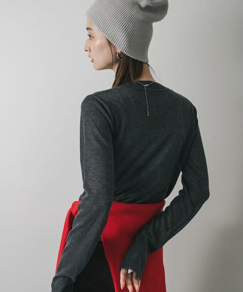 SENSE OF PLACE by URBAN RESEARCH / センスオブプレイス バイ アーバンリサーチ ニット・セーター | シアーハイネックセーター | 詳細18