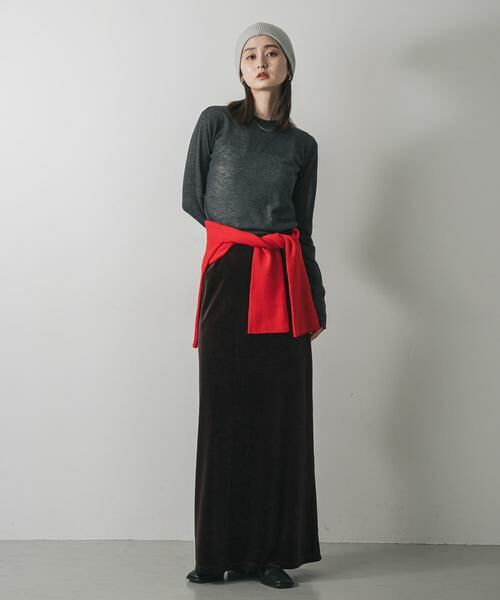 SENSE OF PLACE by URBAN RESEARCH / センスオブプレイス バイ アーバンリサーチ ニット・セーター | シアーハイネックセーター | 詳細19