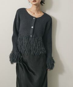 SENSE OF PLACE by URBAN RESEARCH / センスオブプレイス バイ アーバンリサーチ ニット・セーター | フェザーフリンジセーター