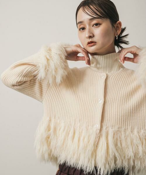 SENSE OF PLACE by URBAN RESEARCH / センスオブプレイス バイ アーバンリサーチ ニット・セーター | フェザーフリンジセーター | 詳細12