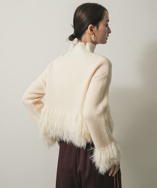 SENSE OF PLACE by URBAN RESEARCH / センスオブプレイス バイ アーバンリサーチ ニット・セーター | フェザーフリンジセーター | 詳細14