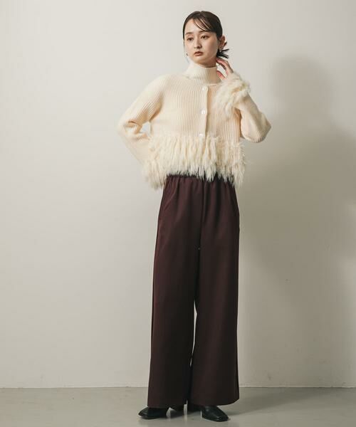 SENSE OF PLACE by URBAN RESEARCH / センスオブプレイス バイ アーバンリサーチ ニット・セーター | フェザーフリンジセーター | 詳細15