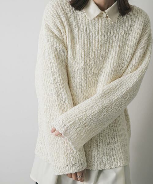 SENSE OF PLACE by URBAN RESEARCH / センスオブプレイス バイ アーバンリサーチ ニット・セーター | ポコポコルーズセーター | 詳細9